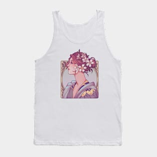 Floral Portrait Tank Top